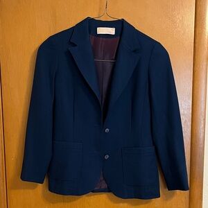 Pendleton Deep Blue Wool Blazer